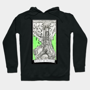 The Eight of Wands - The Tarot Restless Hoodie